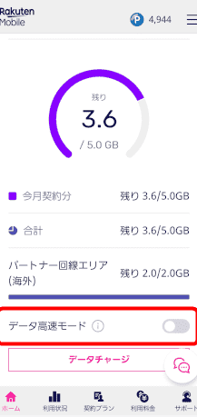 楽天モバイルの「データ高速モードOFF」が意外と使える 5 e6a5bde5a4a9e383a2e38390e382a4e383abe381aee3808ce38387e383bce382bfe9ab98e9809fe383a2e383bce38389offe3808de3818ce6848fe5a496e381a8