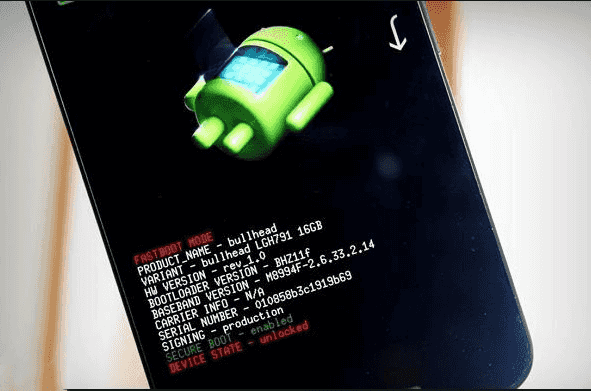 Android を MacBook Air に接続して adb / fastboot を使う 7 fastboot mode