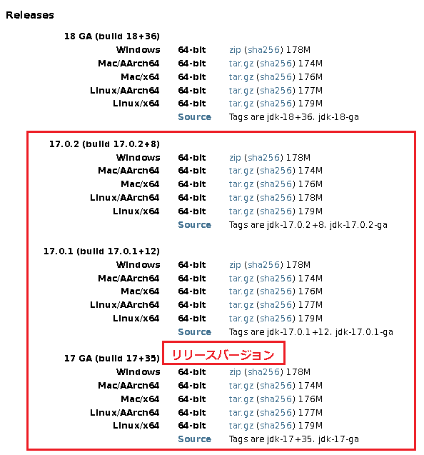 Oracle Java有償化。無料で商用利用可能なJavaはどれを選ぶか 17 oracle open jdk archive 1